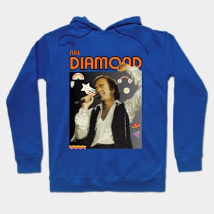 neil diamond quotes art 90s style retro vintage 70s Hoodie